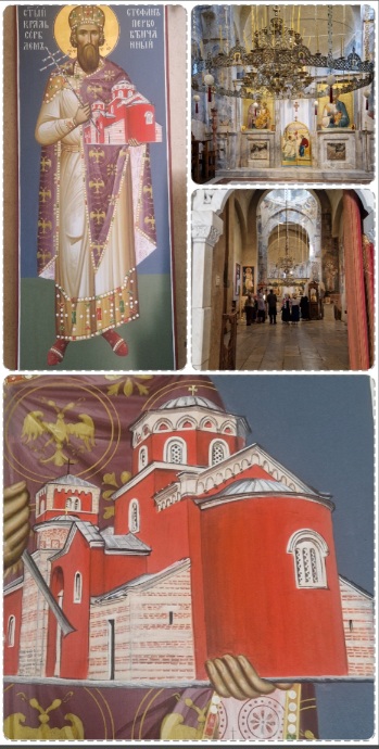 Nekadasnji izgled manastira Žiča