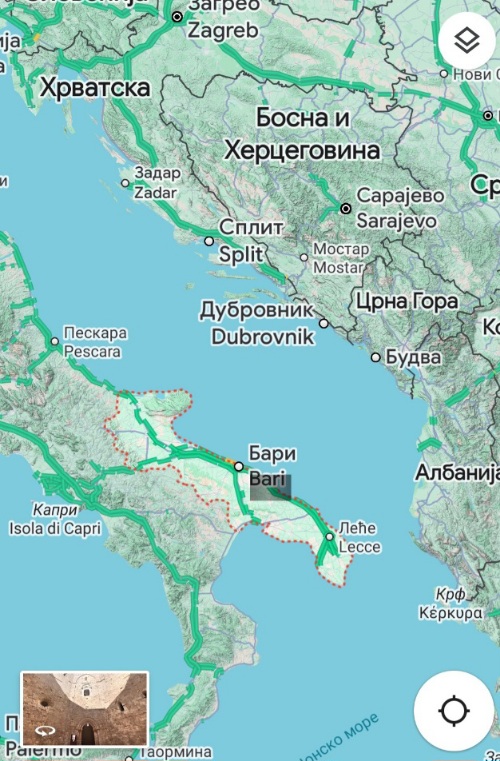 Karta-Pulja Pulja samostalno putovanje